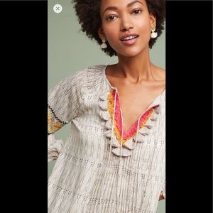 Anthropologie Ranna Gill Karina Tunic Dress XXSP